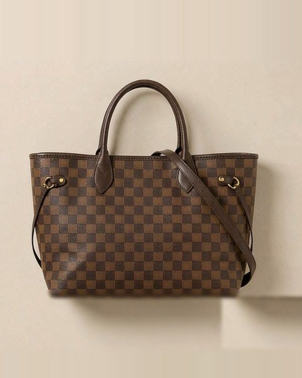 Checkered Canvas Grand Tote
