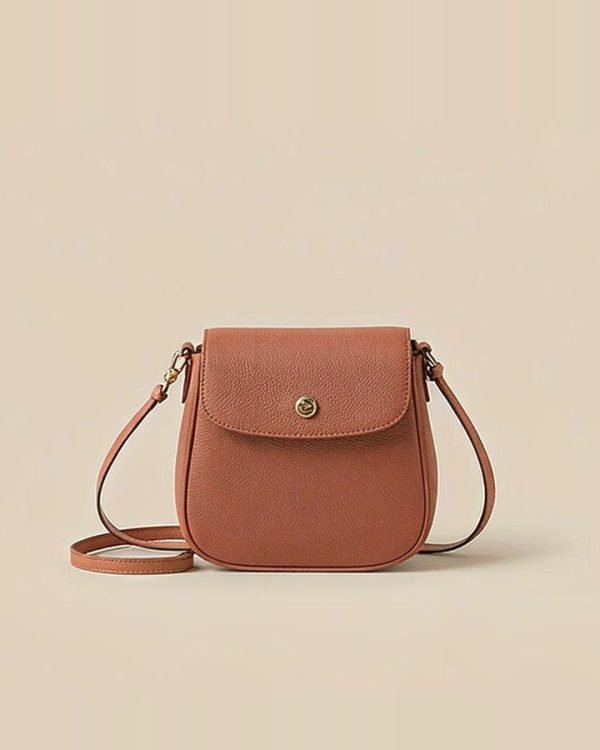 Terracotta Grained Calf Mini Crossbody
